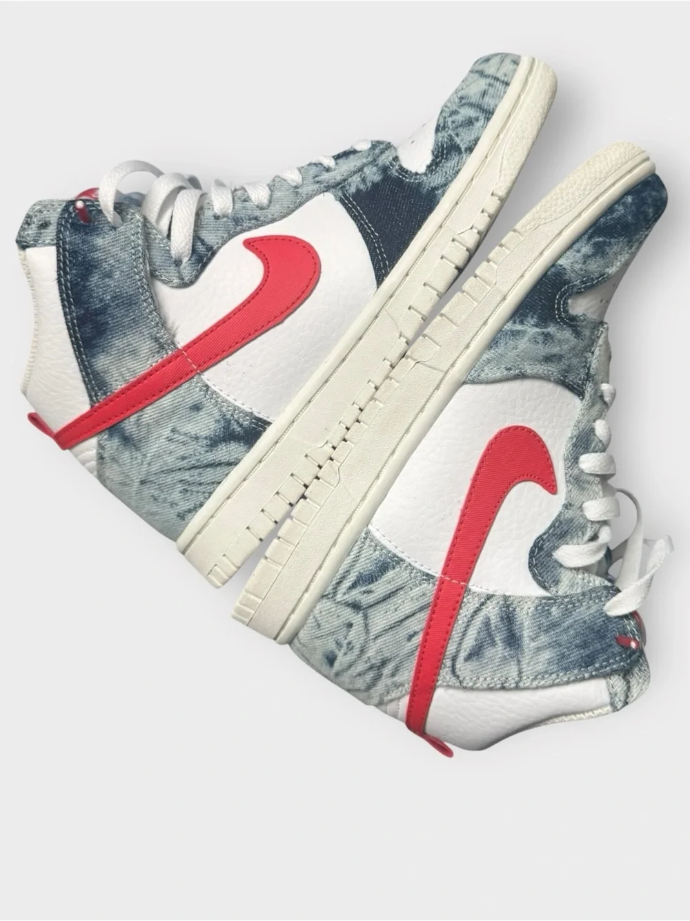 Nike Dunk High FLS “Washed Denim” | Women’s 6.5 | EUC